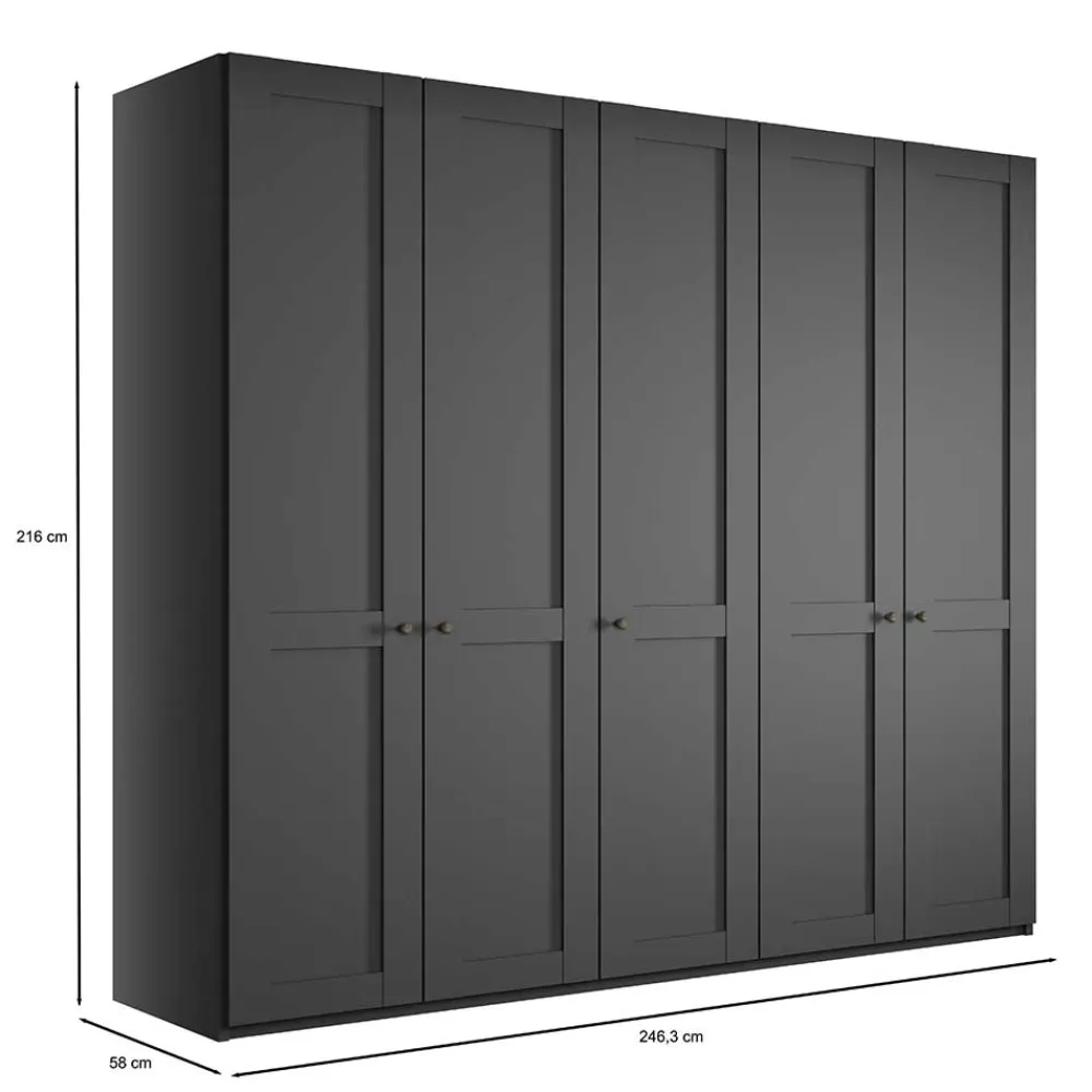 Wohnen Schränke|Kleiderschränke*5-türiger Schlafzimmerschrank - modernes Landhaus - Mataram