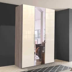 Wohnen 2-türiger Schlafzimmer-Schrank mit Spiegel - Tornado