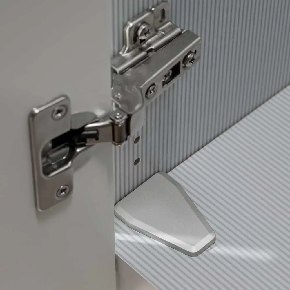 Wohnen Braune Möbel|Kleiderschränke*7-türiger Schlafzimmer-Schrank zweifarbig - Korcula