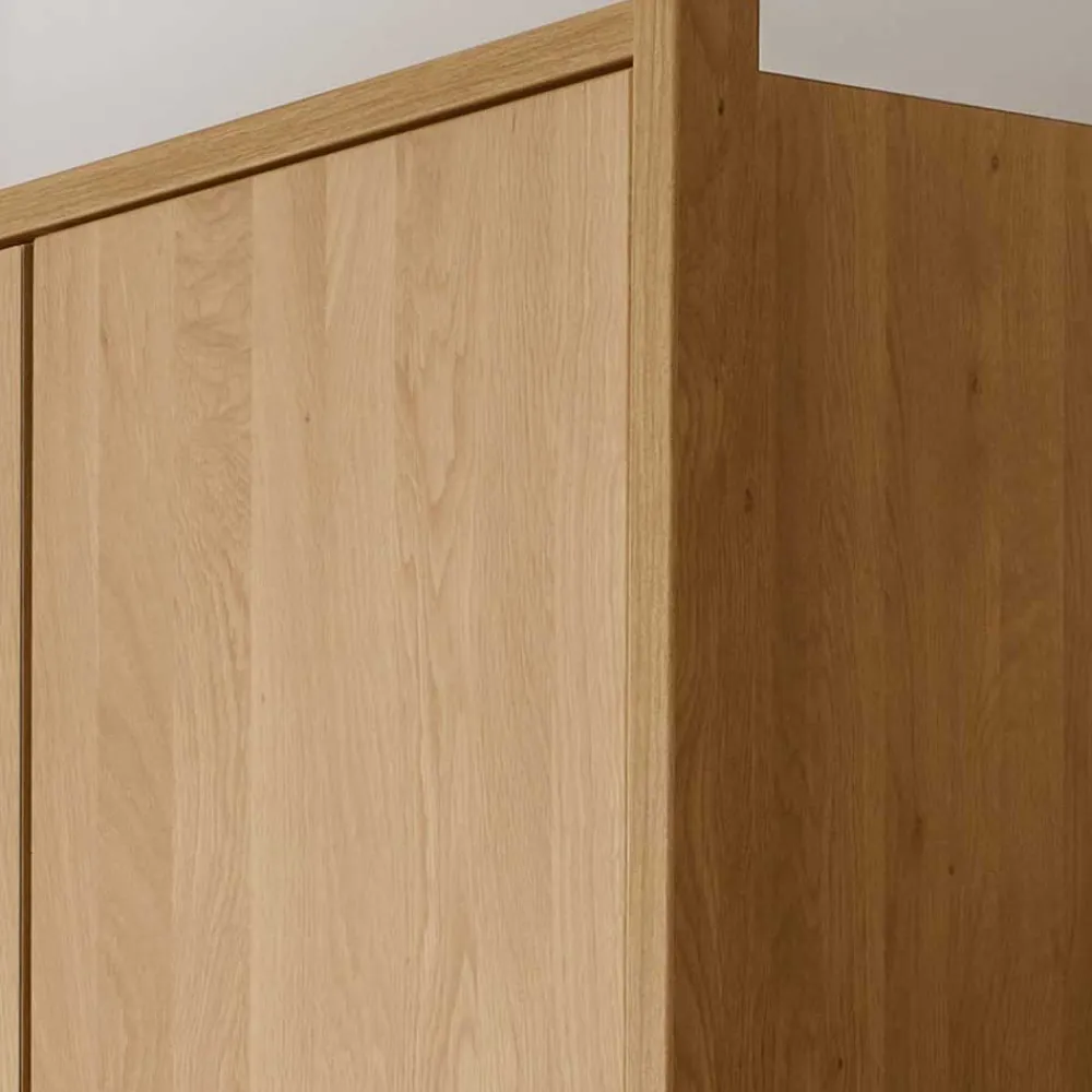 Wohnen Massivholzmöbel|Kleiderschränke*6-türiger Schlafzimmerschrank ohne Spiegel - Emdsiva I