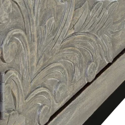 Wohnen 2-türiger Schrank in Grey Wash Holz - Liberatos