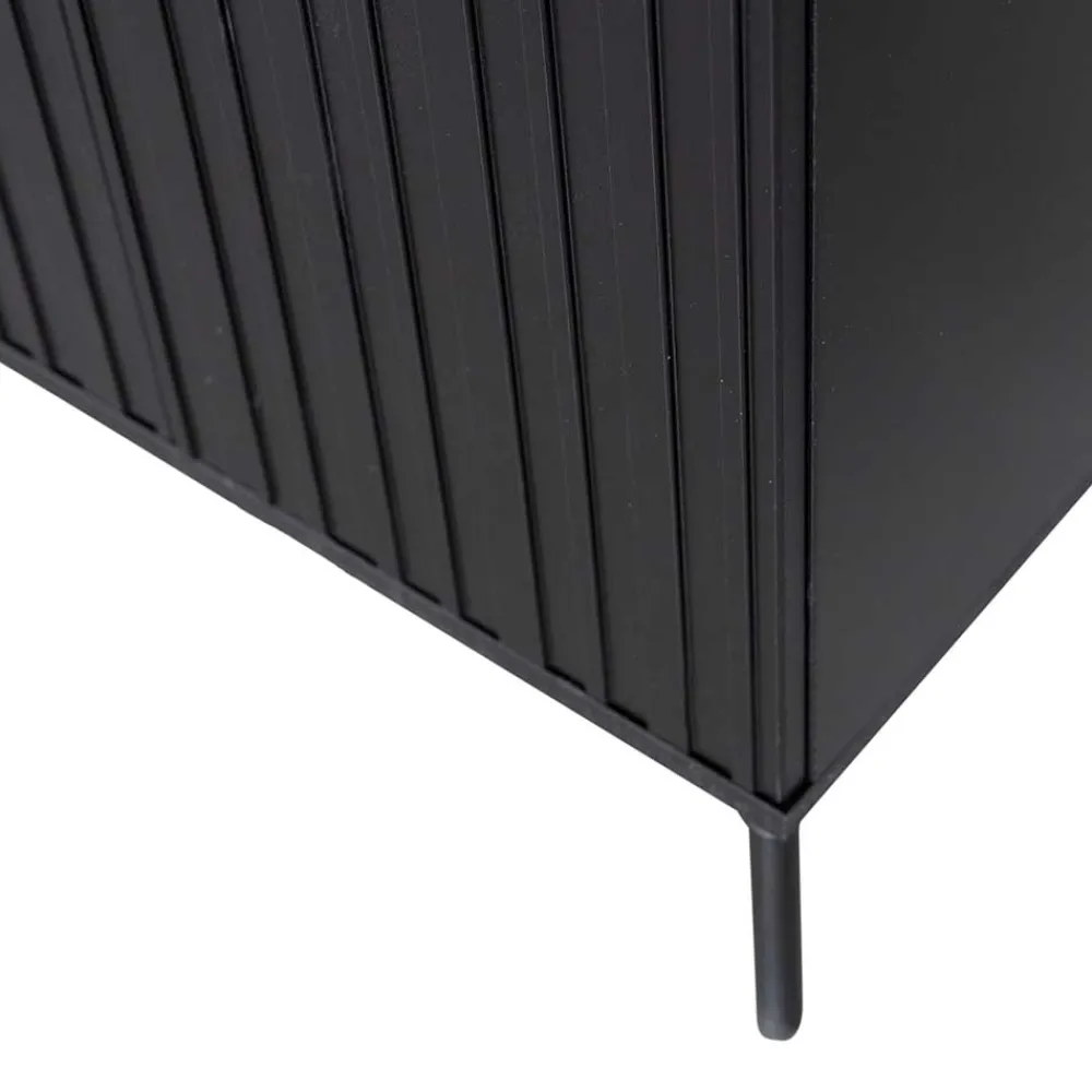 Wohnen 2-türiger Schrank in Schwarz - Gelvins