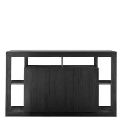 Wohnen Sideboards & Kommoden|Sideboards & Kommoden*3-türiger Schrank mit 6 offenen Fächern - Bihar