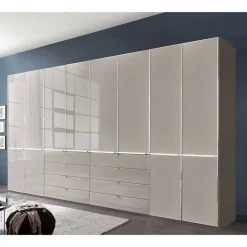 Wohnen 8-türiger Schrank mit acht Schubladen - Nucina