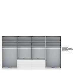 Wohnen 8-türiger Schrank mit acht Schubladen - Nucina