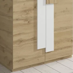 Wohnen 2-türiger Schuhschrank mit sechs schrägen Böden - Lornas