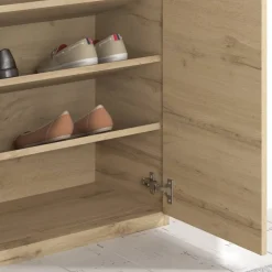 Wohnen 2-türiger Schuhschrank mit sechs schrägen Böden - Lornas