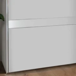 Wohnen Graue Möbel|Weiße Möbel*3-türiger Schwebetürenschrank in Weiß - Elisabeth