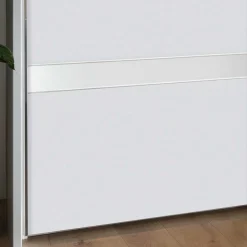 Wohnen Graue Möbel|Weiße Möbel*3-türiger Schwebetürenschrank in Weiß - Elisabeth