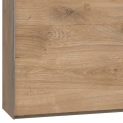 Wohnen 2-türiger Schwebetürenschrank im Holz Look - Dagidoyo