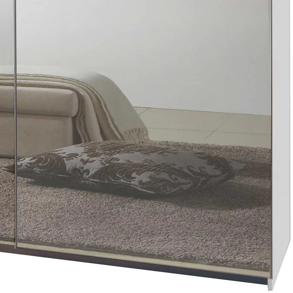 Wohnen 2-türiger Schwebetürenschrank mit Spiegelfront - Ashger