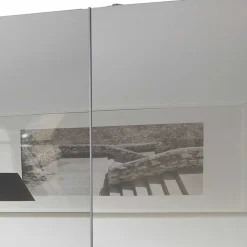 Wohnen 2-türiger Schwebetürenschrank mit Spiegelfront - Ashger