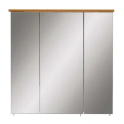 Wohnen Bad-Spiegelschränke*3-türiger Spiegel Badschrank 71 cm breit - Nienzo