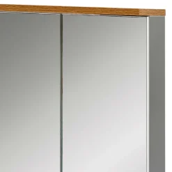 Wohnen Bad-Spiegelschränke*3-türiger Spiegel Badschrank 71 cm breit - Nienzo