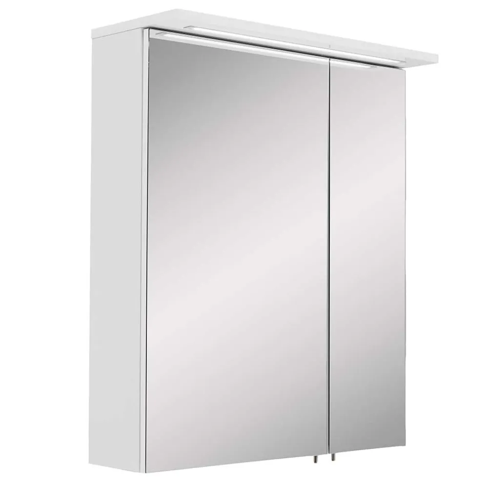Wohnen Glasmöbel|Bad-Spiegelschränke*2-türiger Spiegelschrank mit Licht LED - Serinina