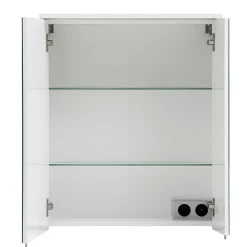 Wohnen Glasmöbel|Bad-Spiegelschränke*2-türiger Spiegelschrank mit Licht LED - Serinina