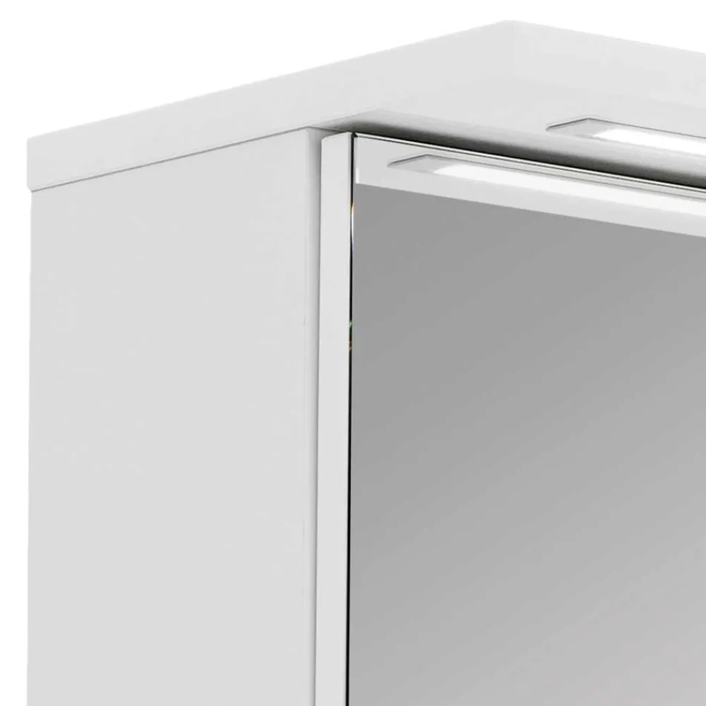 Wohnen Glasmöbel|Bad-Spiegelschränke*2-türiger Spiegelschrank mit Licht LED - Serinina