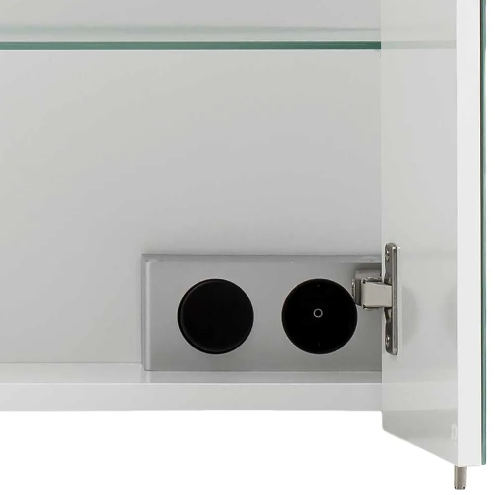 Wohnen Glasmöbel|Bad-Spiegelschränke*2-türiger Spiegelschrank mit Licht LED - Serinina