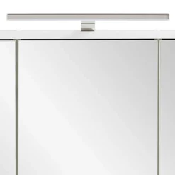 Wohnen 3-türiger Spiegelschrank mit Ablage - Asinaras