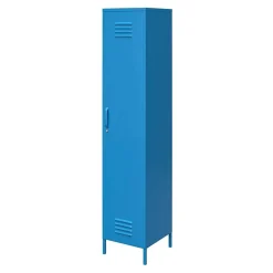 Wohnen Designermöbel|Wohnzimmerschränke*1-türiger Spindschrank in Blau - Datinel
