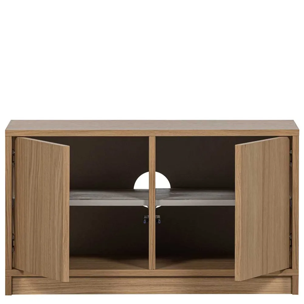 Wohnen Sideboards & Kommoden|Sideboards & Kommoden*2-türiger Unterschrank für TV in Eiche - Ewana