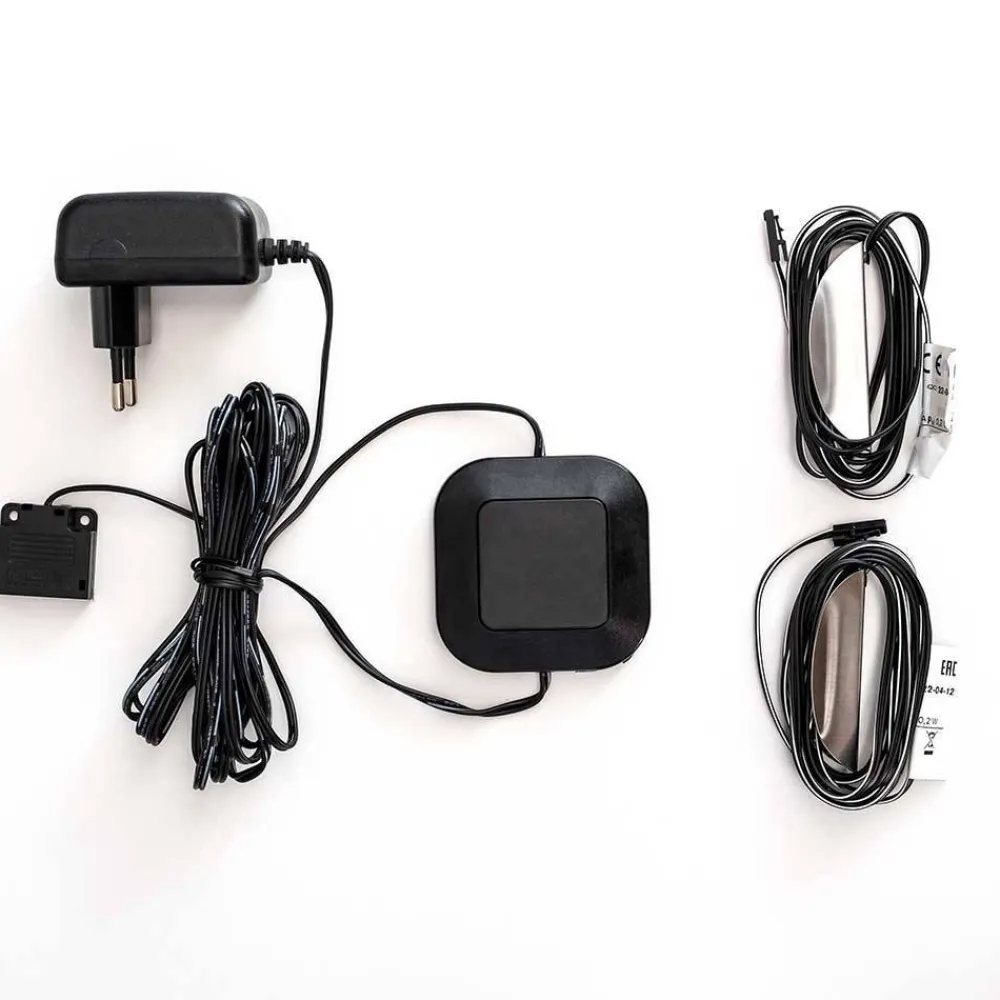 Wohnen 4-türiger Vitrinenschrank teilmassiv - Vlacoma