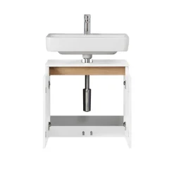 Wohnen Waschtisch|Waschbeckenunterschränke*2-türiger Waschbeckenschrank modern - Zenata