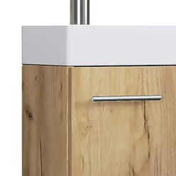 Wohnen Glasmöbel*1-türiger Waschtisch & Spiegel kompakt - Violetty (zweiteilig)