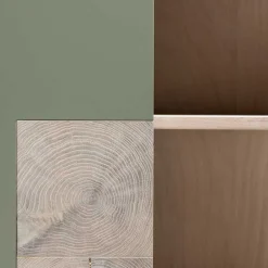 Wohnen Esszimmerschränke*2-türiger Wohnzimmer Hängeschrank in Grau - Ajevos