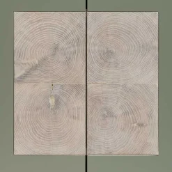 Wohnen Esszimmerschränke*2-türiger Wohnzimmer Hängeschrank in Grau - Ajevos