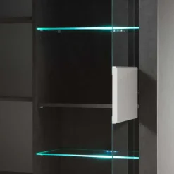 Wohnen 3-türiger Wohnzimmer Schrank mit Glas - Istensa