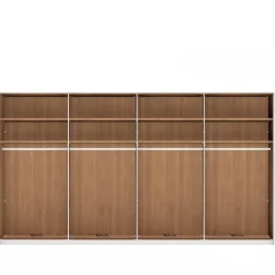 Wohnen 8-türiger XXL-Kleiderschrank in Erle - Angelina