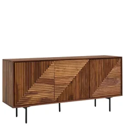 Wohnen Sideboards & Kommoden|Sideboards & Kommoden*3-türiges Designer Sideboard aus Massivholz - Madrino