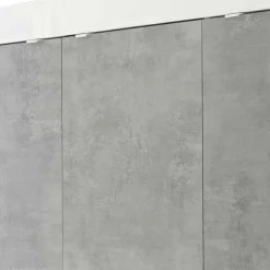 Wohnen 3-türiges Design-Sideboard in Beton Dekor - Narandu
