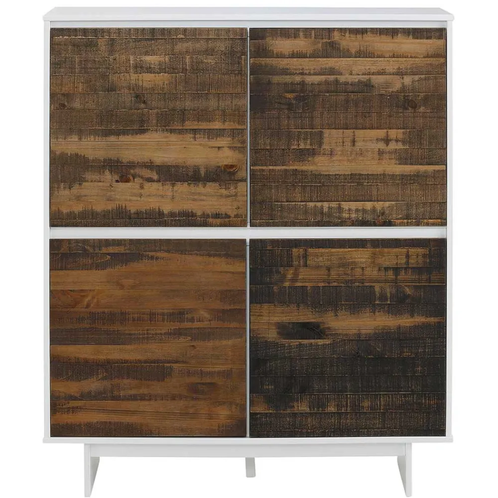 Wohnen Esszimmerschränke|Highboards*4-türiges Highboard im Scandi Chic - Chihu