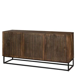 Wohnen 3-türiges Holz Sideboard mit Bügelgestell - Lyrica