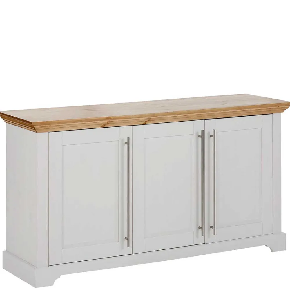 Wohnen 3-türiges Sideboard - modernes Landhaus - Eyzaco