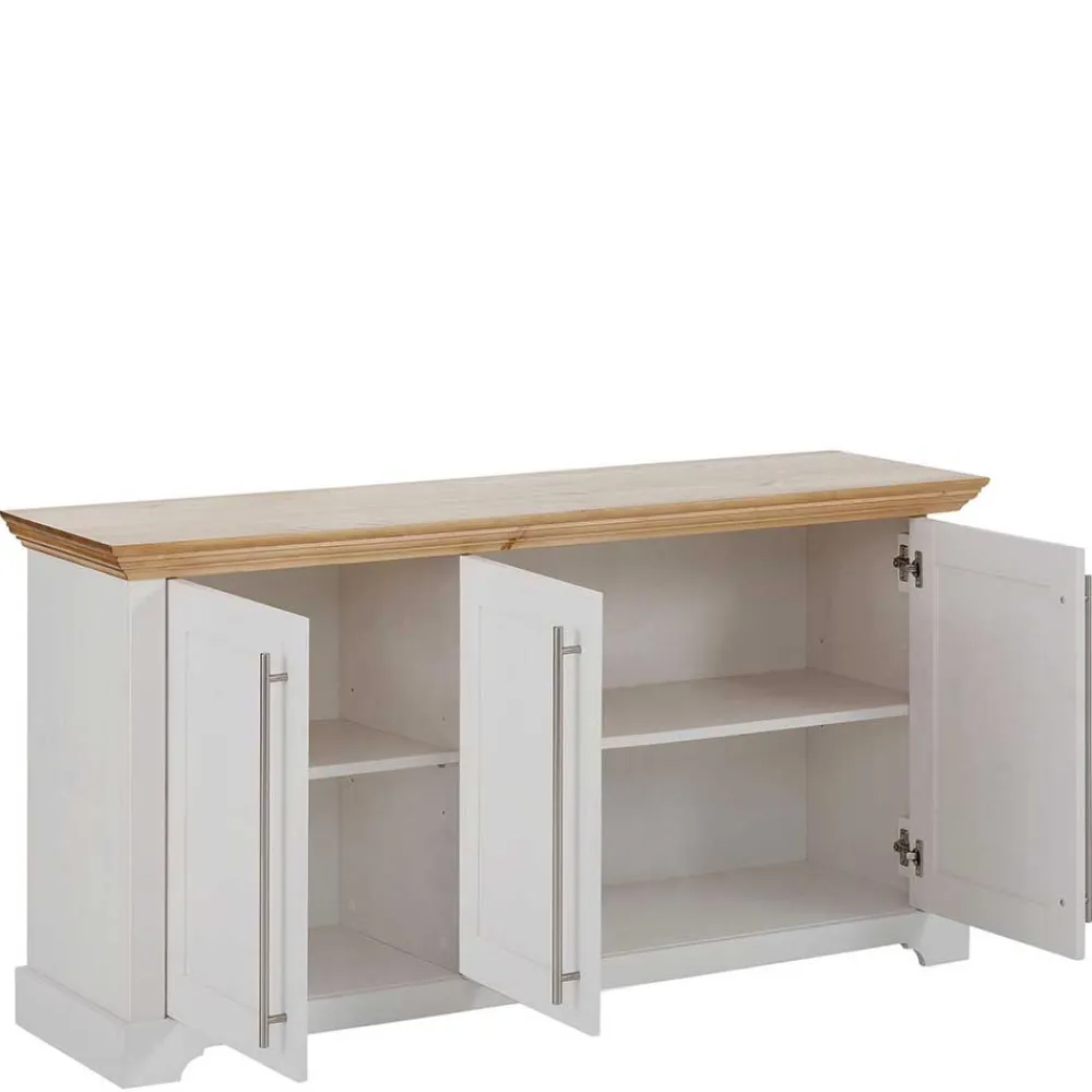 Wohnen 3-türiges Sideboard - modernes Landhaus - Eyzaco