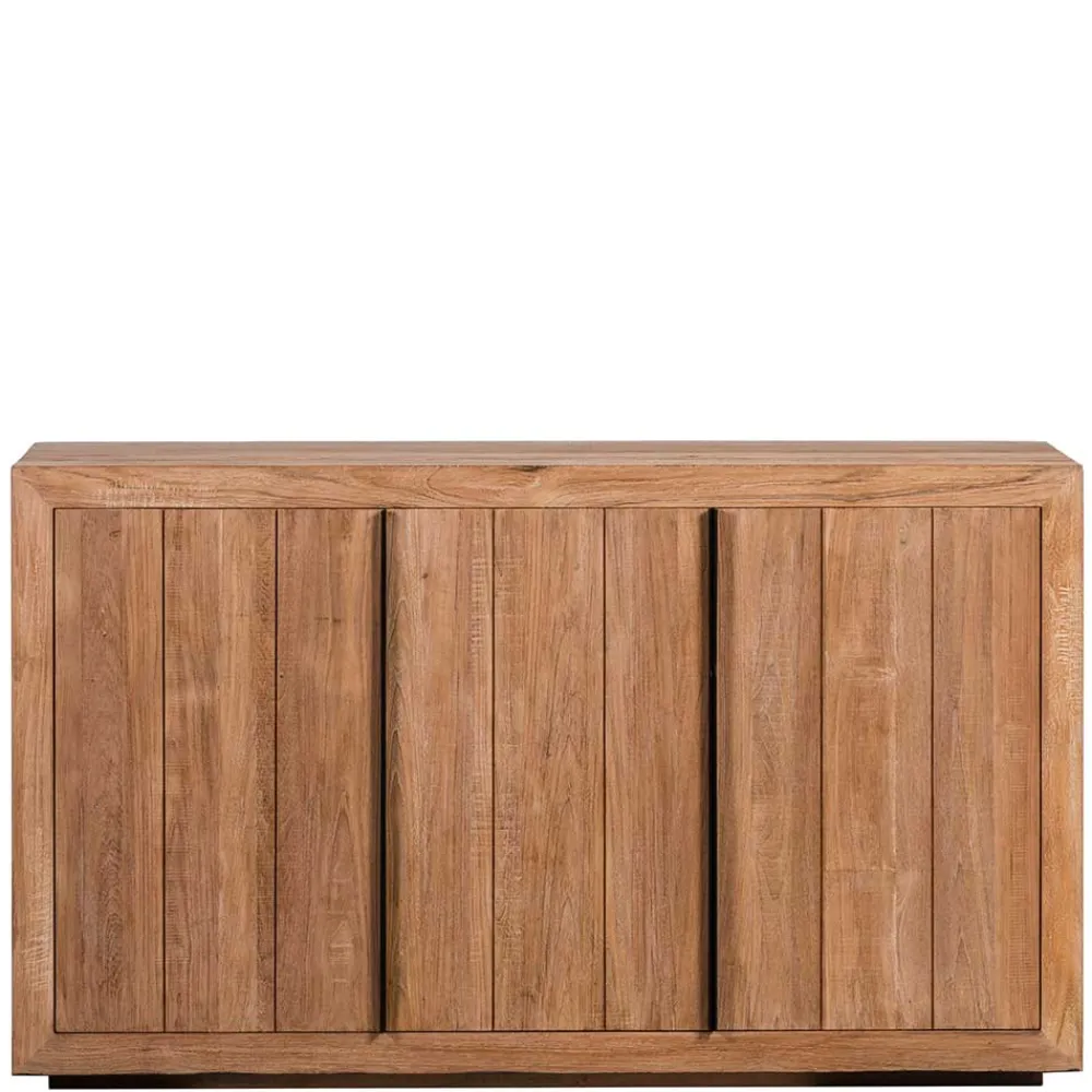 Wohnen 3-türiges Sideboard aus Teak Massivholz - Myons