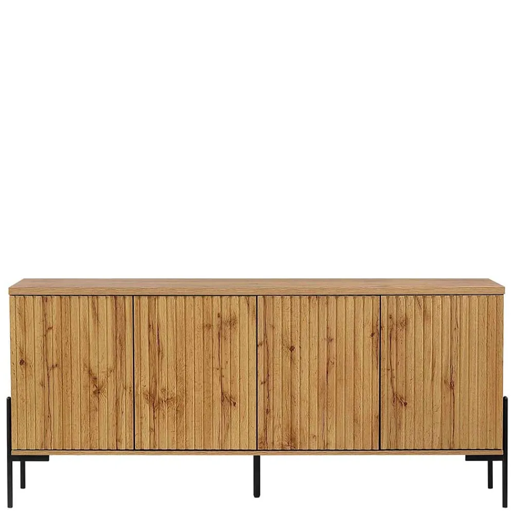 Wohnen Küchenschränke|Sideboards & Kommoden*4-türiges Sideboard im Skandi Design - Elastian