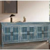 Wohnen 6-türiges Sideboard in Blau - Enrossino