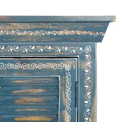 Wohnen 6-türiges Sideboard in Blau - Enrossino