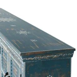 Wohnen 6-türiges Sideboard in Blau - Enrossino