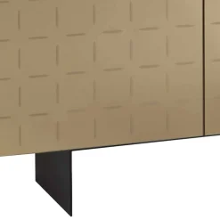 Wohnen 3-türiges Sideboard mit Spiegel Front Bronze - Imarena