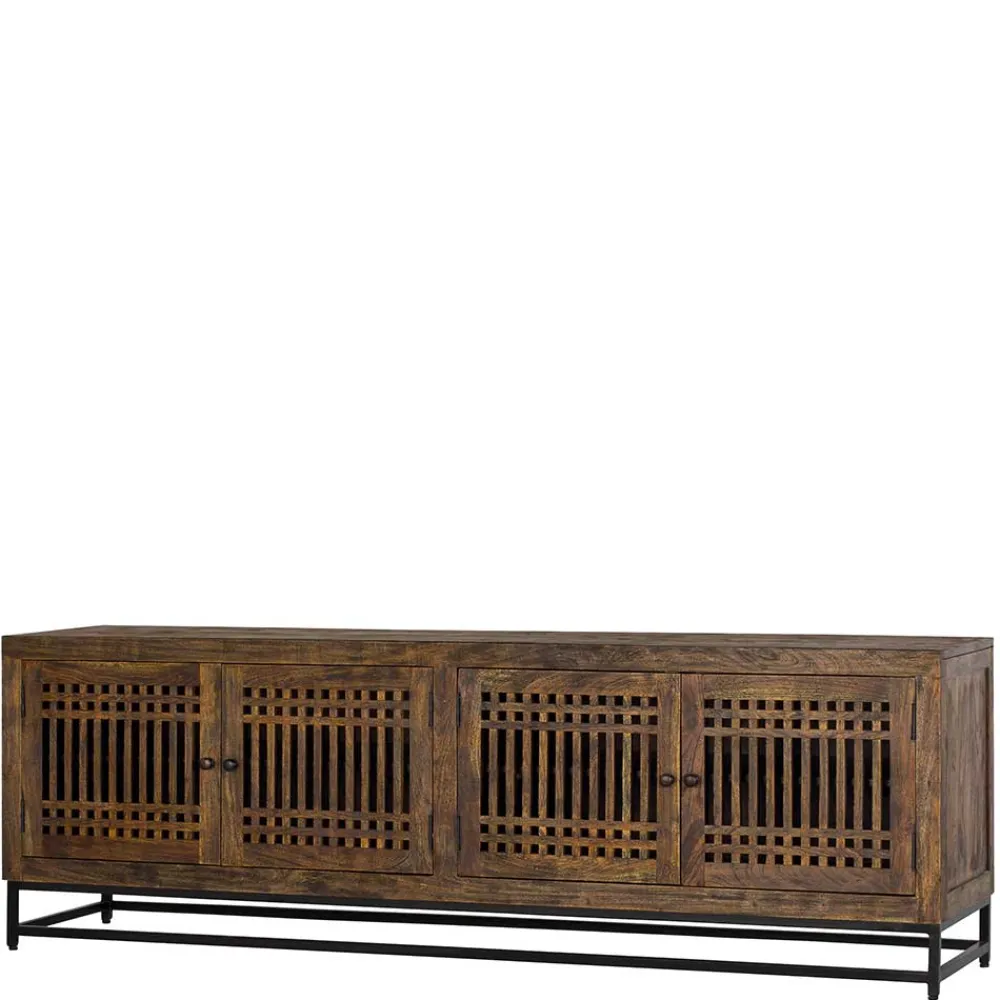 Wohnen Tv & Hifi-Möbel|Tv & Hifi-Möbel*4-türiges TV Lowboard mit 2 m Breite - Charin