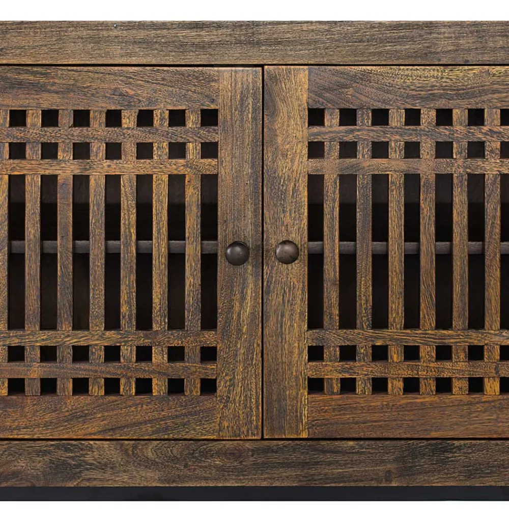 Wohnen Tv & Hifi-Möbel|Tv & Hifi-Möbel*4-türiges TV Lowboard mit 2 m Breite - Charin