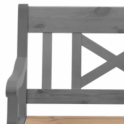 Wohnen Schuhschränke|Küchenbänke*Truhenbank mit Armlehnen Jytte aus Kiefernholz