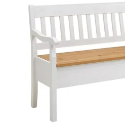 Wohnen Truhenbank Molzau in Weiß