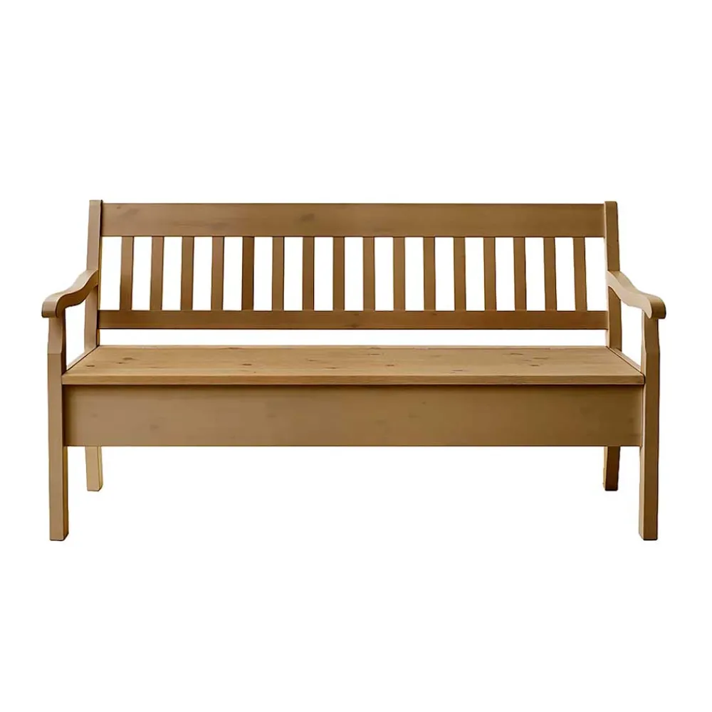 Wohnen Esszimmerbänke|Sitzbank*Truhenbank Ribardo aus Kiefer massiv