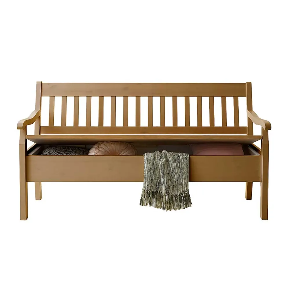 Wohnen Esszimmerbänke|Sitzbank*Truhenbank Ribardo aus Kiefer massiv